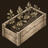 Raised bed soil calculator icon